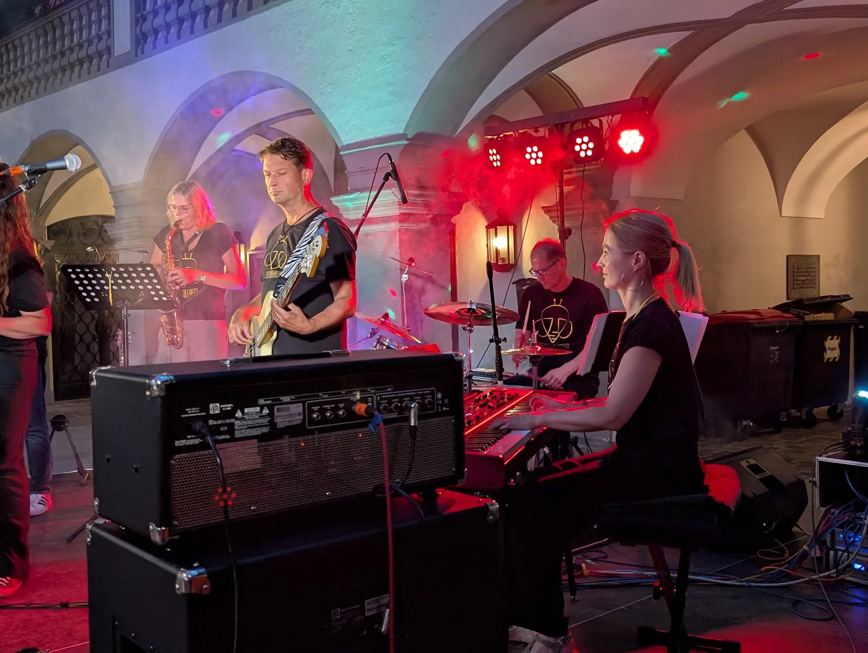 Die Bumblebees im Auftritt